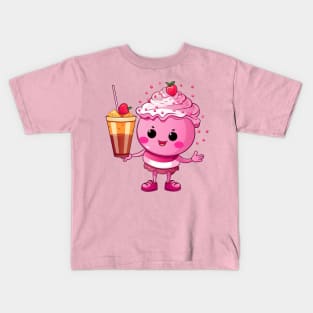 kawaii Ice cream  T-Shirt cute Candy food gilrl funny Kids T-Shirt